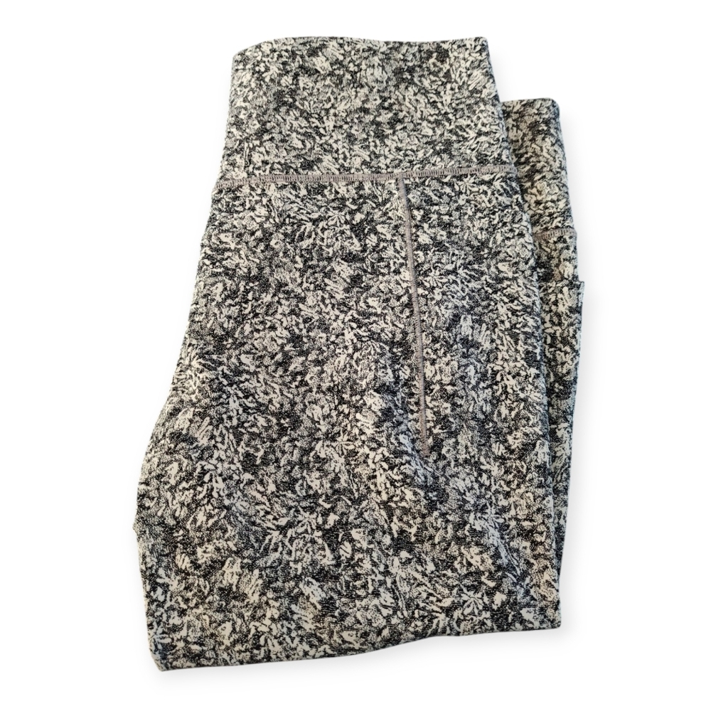 Athleta Black & White Marled High-Rise Leggings - Picture 3 of 11